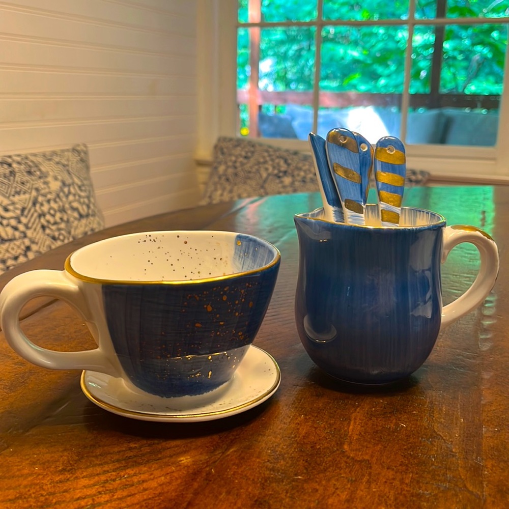 Anthropologie Coffee Pour Over Set